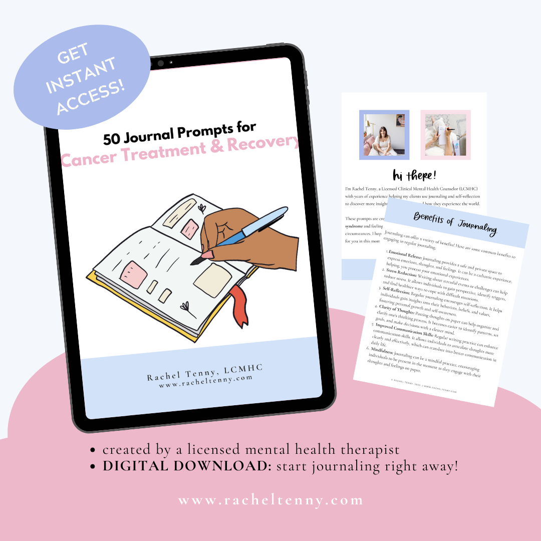 50 Journal Prompts for Cancer Treatment &amp; Recovery | Digital 