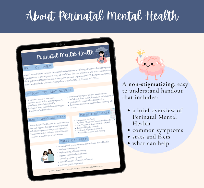 About Perinatal Mental Health | Digital Download – Rachel Tenny