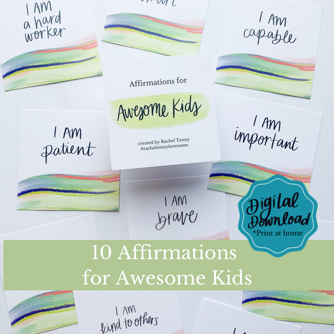 Affirmations for Awesome Kids | Digital Download – Rachel Tenny