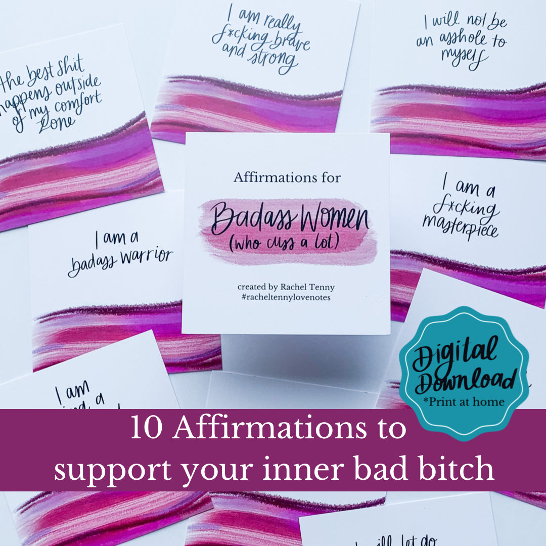 Affirmations for Badass Women | Digital Download – Rachel Tenny