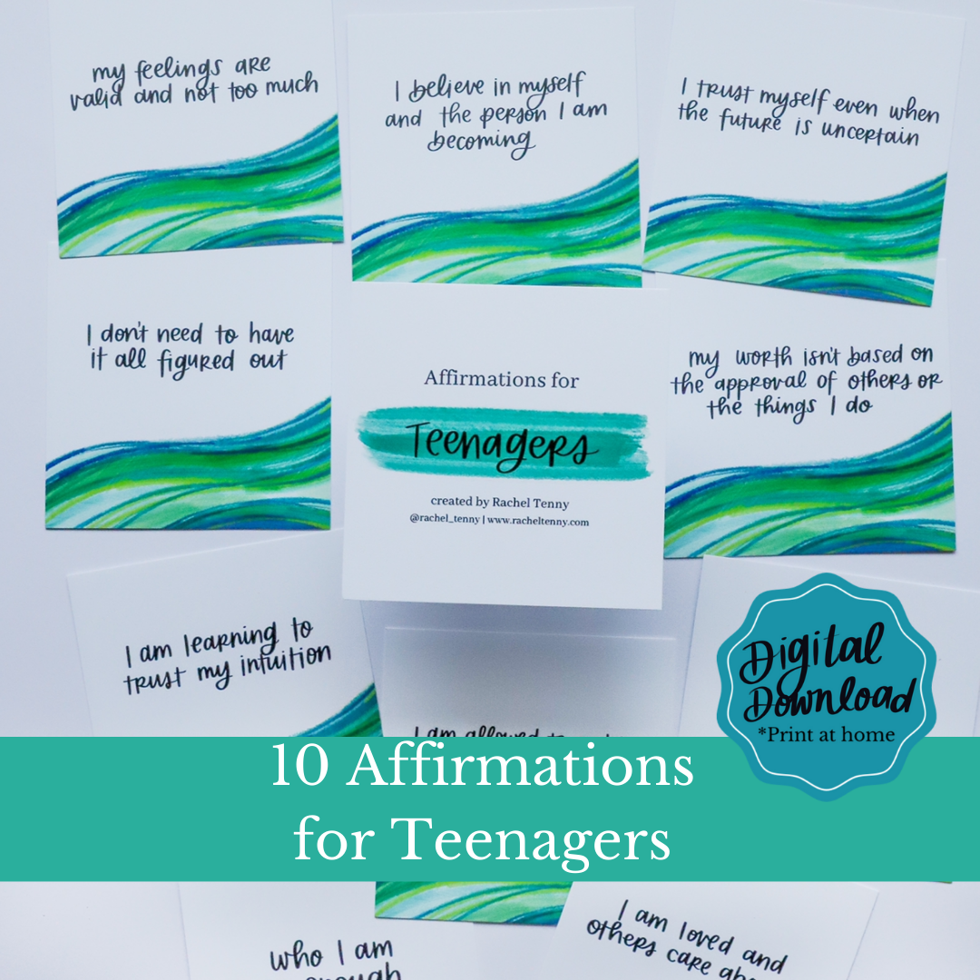 Affirmations for Teenagers | Digital Download – Rachel Tenny