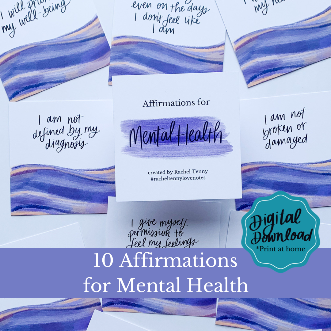 Affirmations for Trusting Yourself Mini Print – Rachel Tenny