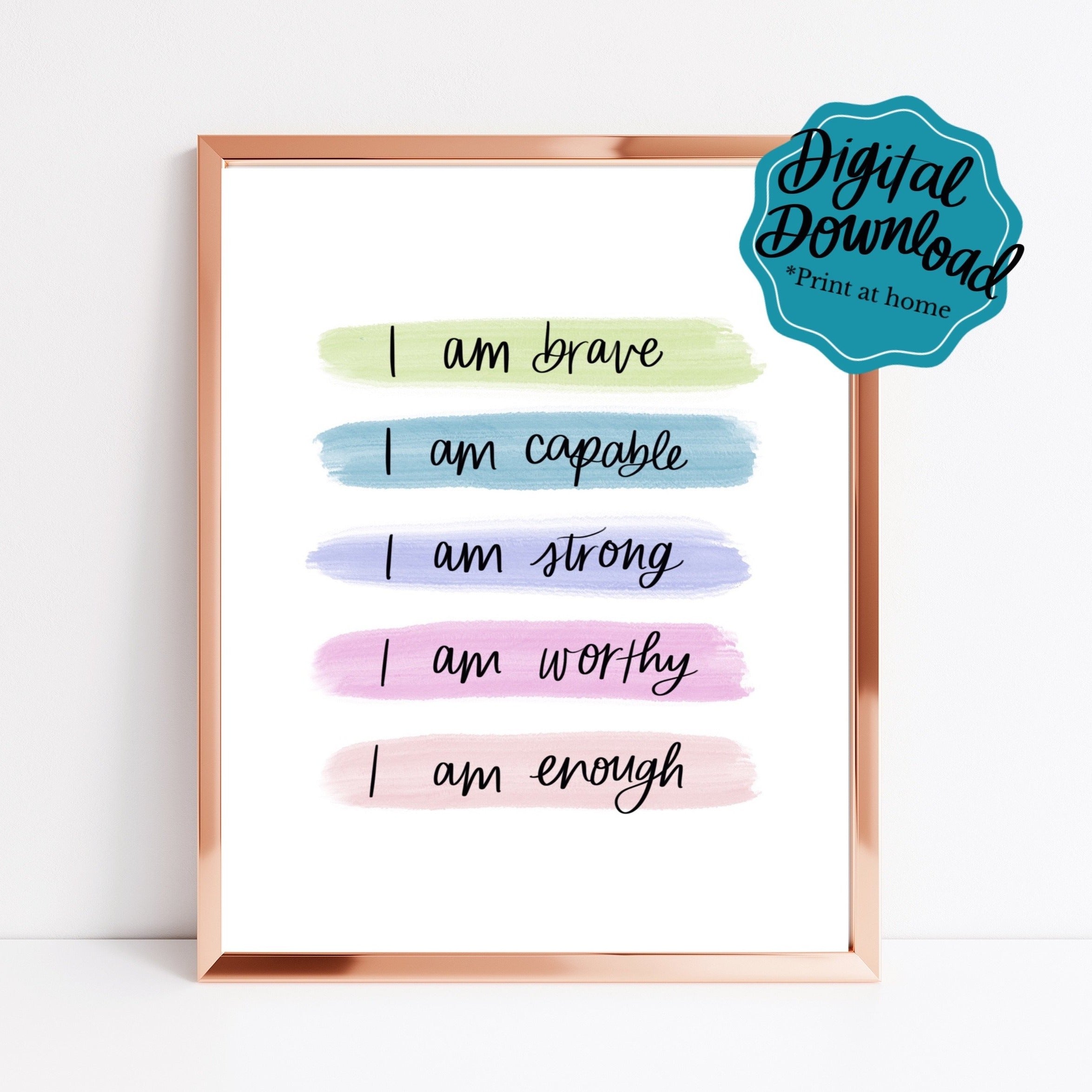 Digital Download Affirmation Rainbow – Rachel Tenny