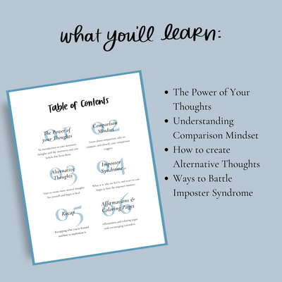 Digital Download- The Power of Your Thoughts Workbook
