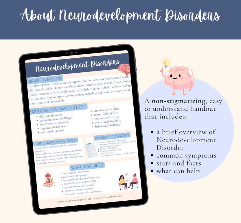 About Neurodevelopmental Disorders | Digital Download