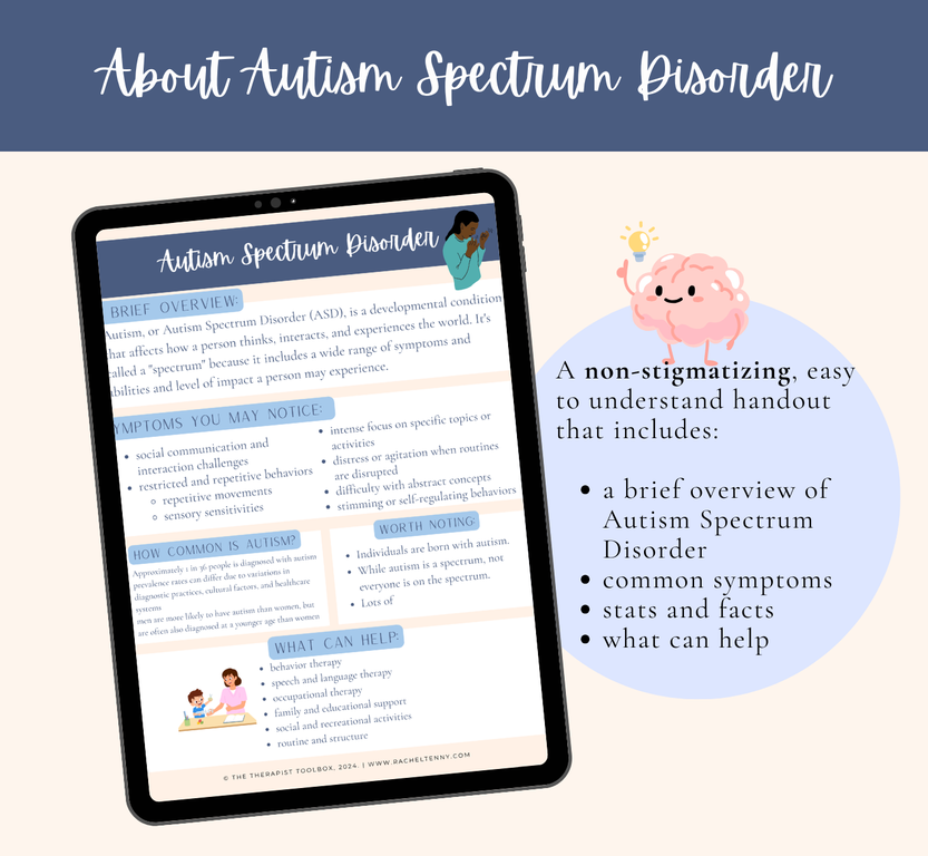 About Autism Spectrum Disorder | Digital Download