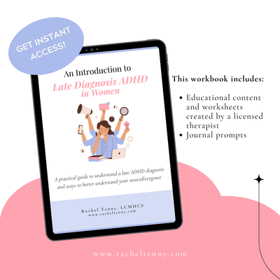 Late Diagnosis ADHD in Women Workbook | Digital Download