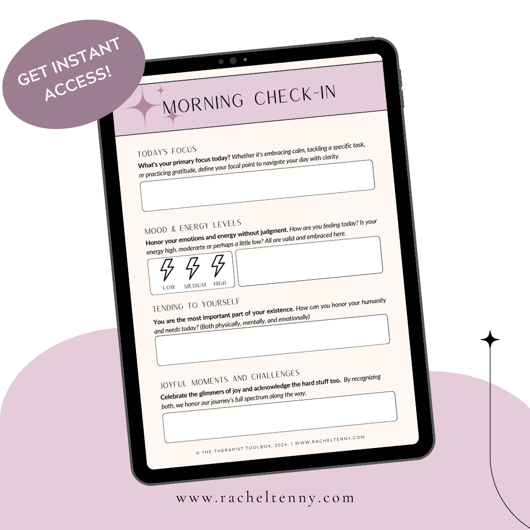 Moday Check In Morning Check-in | Digital Download – Rachel Tenny