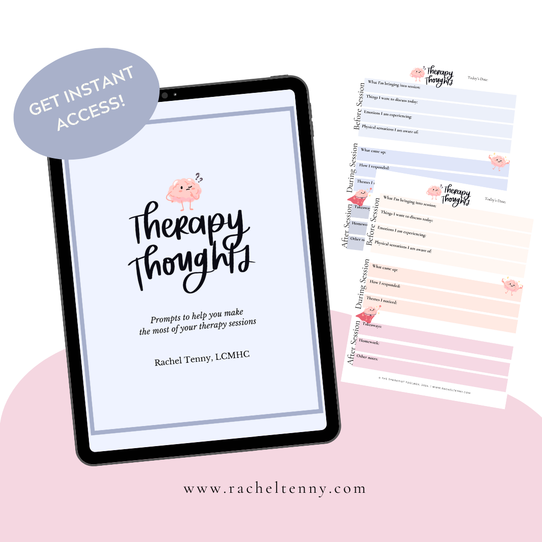 Therapy Session Worksheet | Digital Download
