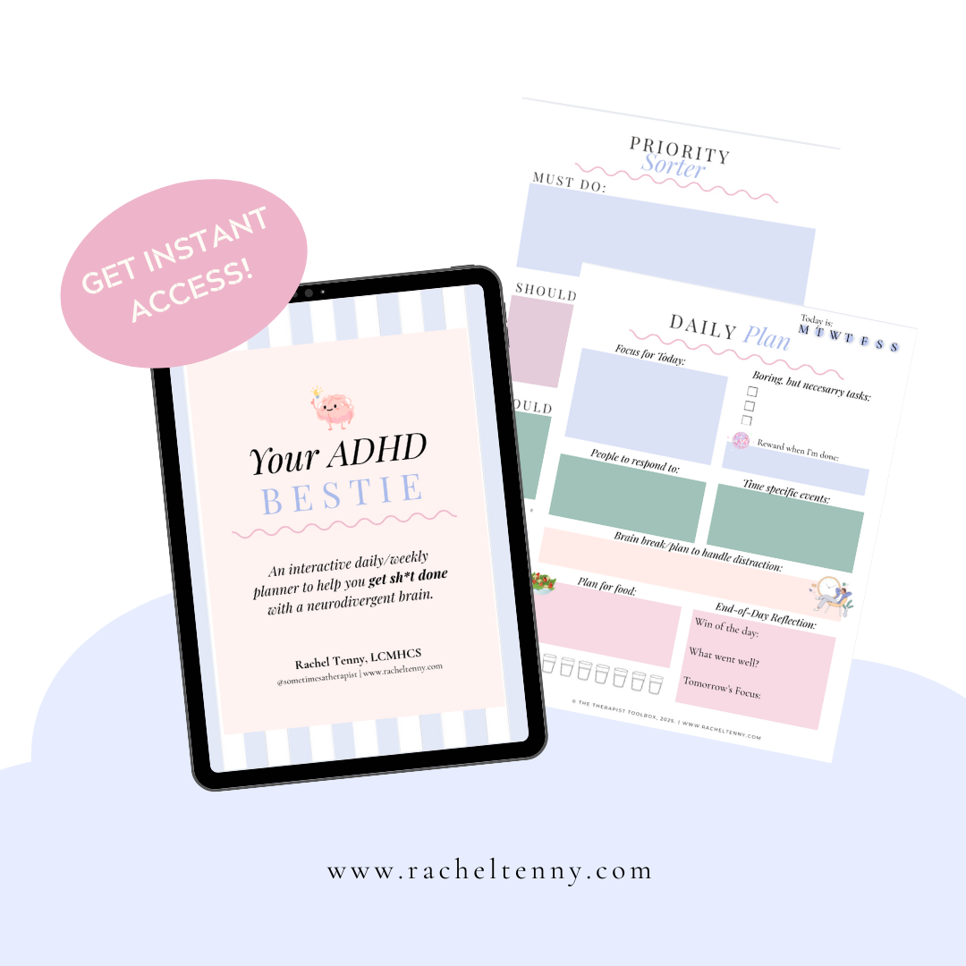 Your ADHD Bestie Weekly Planner & Task Management | Digital Download