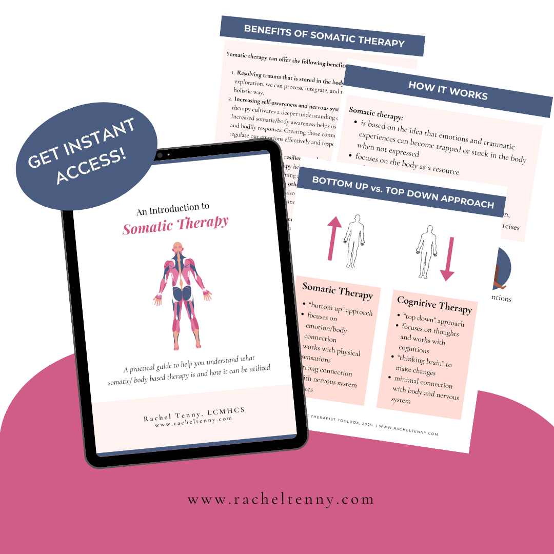 An Introduction to Somatic Therapy Mini Guide | Digital Download