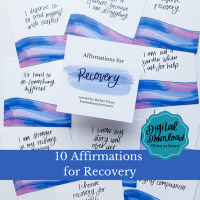 Digital Download - Affirmations for Recovery