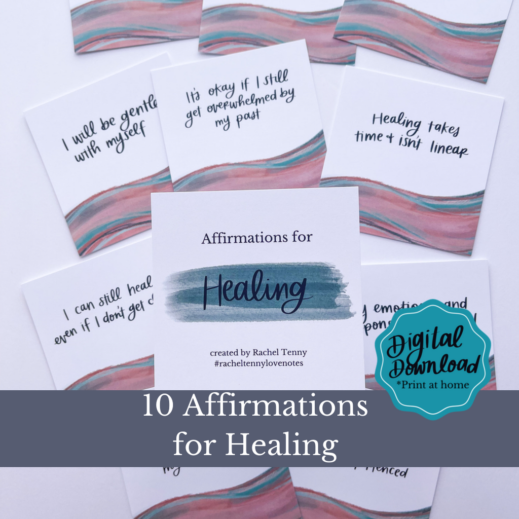 Affirmations for Healing Mini Print – Rachel Tenny