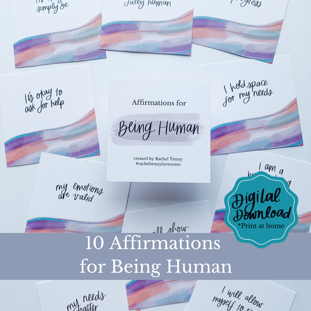 Affirmations for Being Human | Digital Download – Rachel Tenny