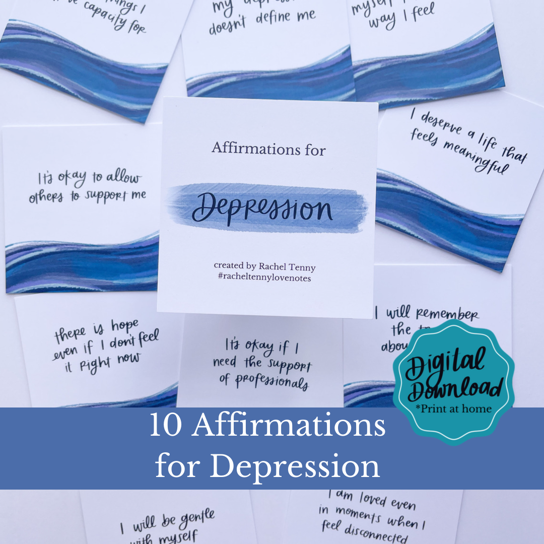 Affirmations for Depression | Digital Download – Rachel Tenny