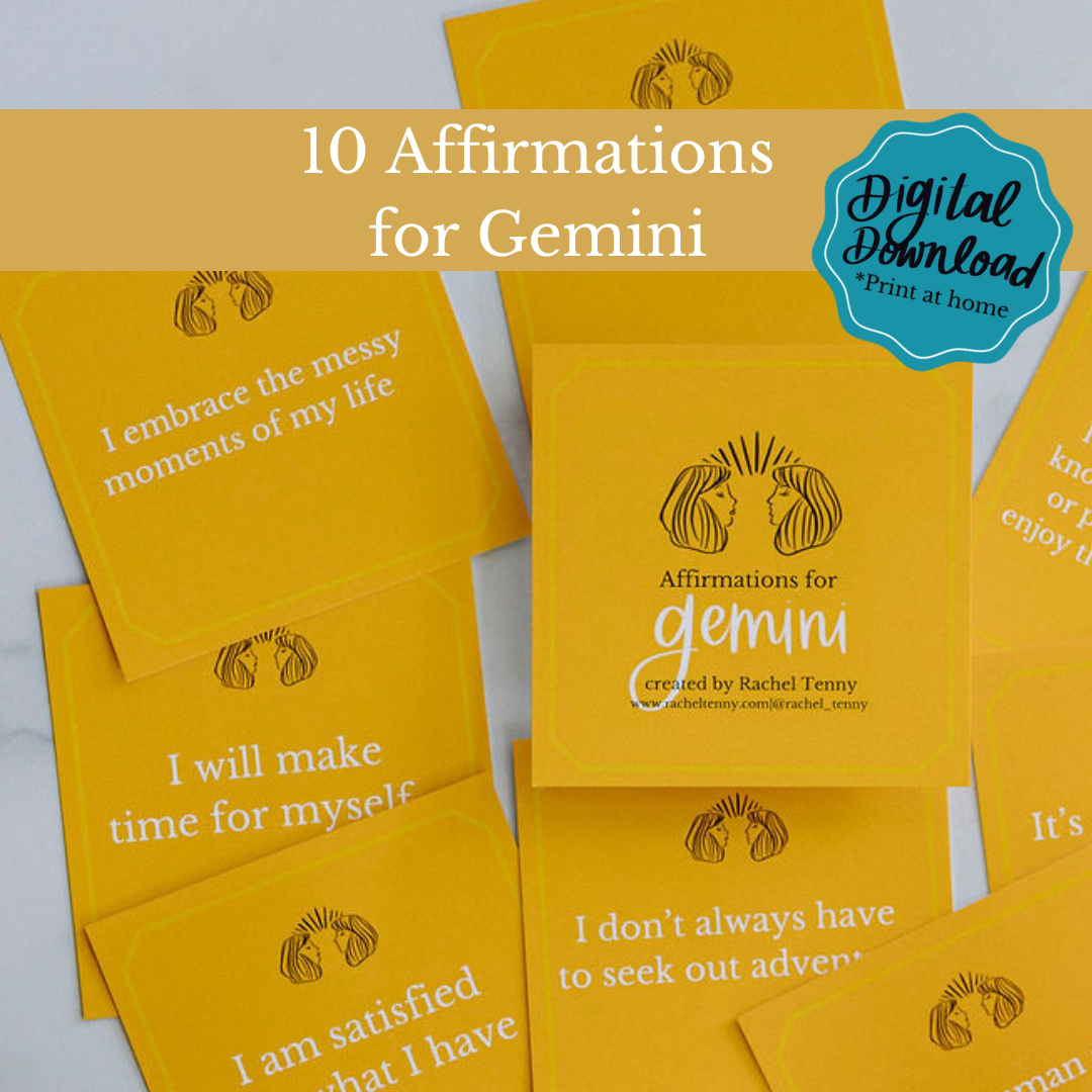 Digital Download - Affirmations for Gemini