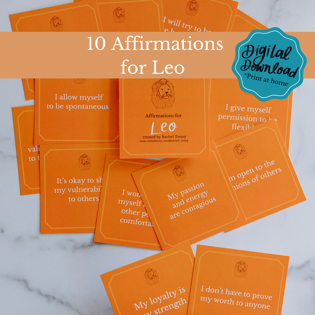 Digital Download - Affirmations for Leo