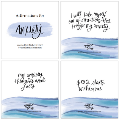 Digital Download - Affirmations for Anxiety