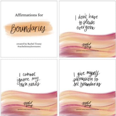 Digital Download - Affirmations for Boundaries